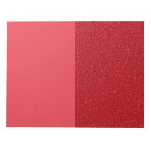Custom Split Notepad in Tomato Red Duo