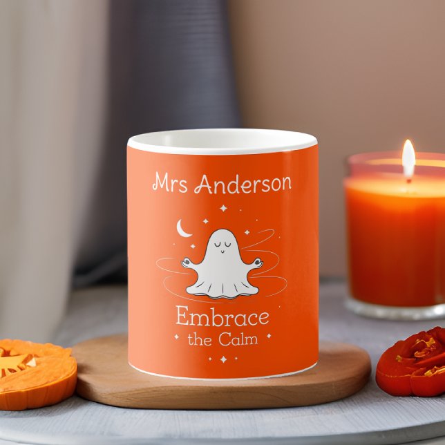 Custom Spooky Self-Care Mug - "Embrace the Calm" (Creator Uploaded)