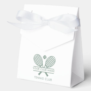 Custom Sport Club Name Tennis Team Favor Boxes