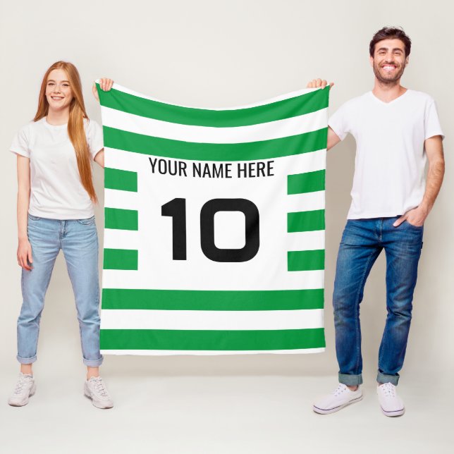 Custom Sporting Fleece Blanket (In Situ)