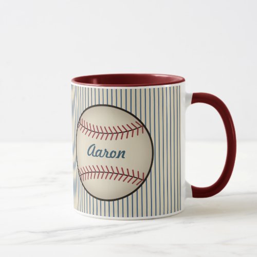 Custom Sports Baseball Coffee Mug Gift