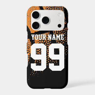 Custom sports basketball jersey number iPhone case