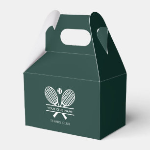 Custom Sports Club Name Lawn Tennis Team Players Favor Boxes