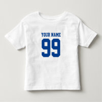 Custom sports football jersey for toddler 