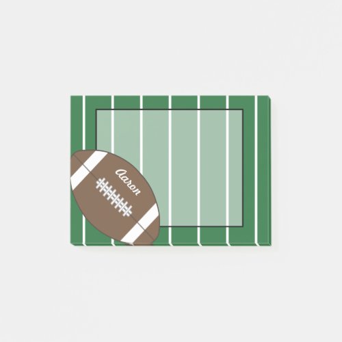 Custom Sports Football Post It Notes Gift