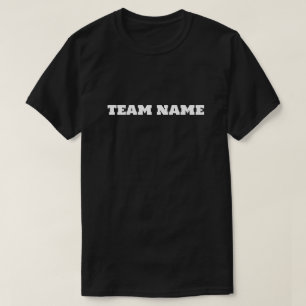 Custom Sports Front Back Name and Number Your Team T-Shirt