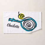 Custom Sports Hand Towel Gift For Tennis Players at Zazzle
