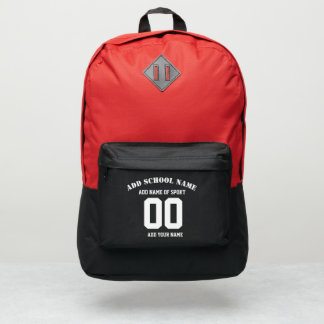 Custom Sports Jersey Backpack – Name & Number