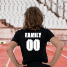 Custom Sports Jersey - Family Support Section