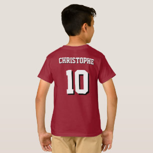 Custom Sports Jersey – Name, Number & Logo T-Shirt