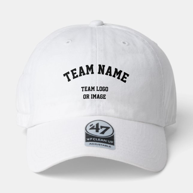 Custom Sports Jersey Name Number Personalized Hat (Front)