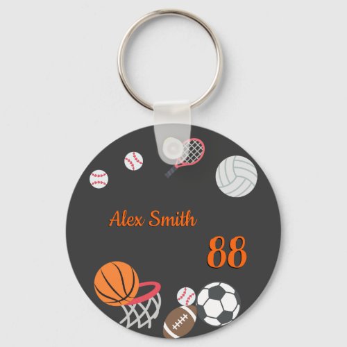 Custom Sports Keychain