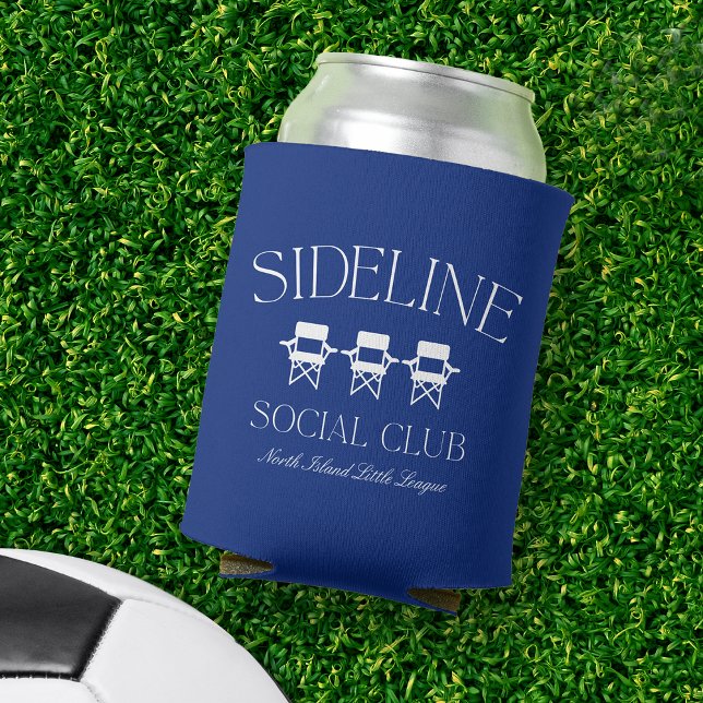 Custom Sports Mom Sideline Social Club Can Cooler (Creator Uploaded)