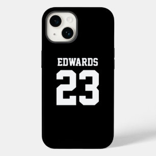 Custom Sports Numbered With Name Case-Mate iPhone 14 Case