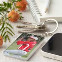 Custom Sports Photo Keychain