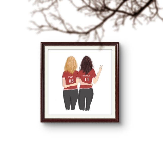 Custom, sports, players, best friends, poster (Creator Uploaded)