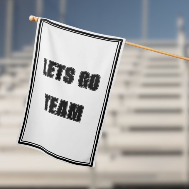 Custom Sports Team Banner Flag (Custom Sports Flag Banner - Supporter Section)