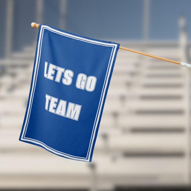 Custom Sports Team Banner Flag (Custom Sports Flag Banner - Supporter Section)