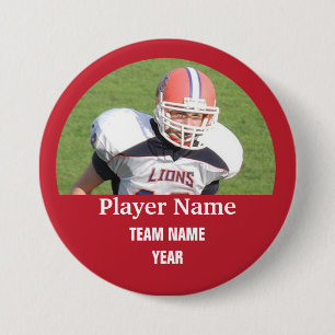 Custom sports team photo - RED Button