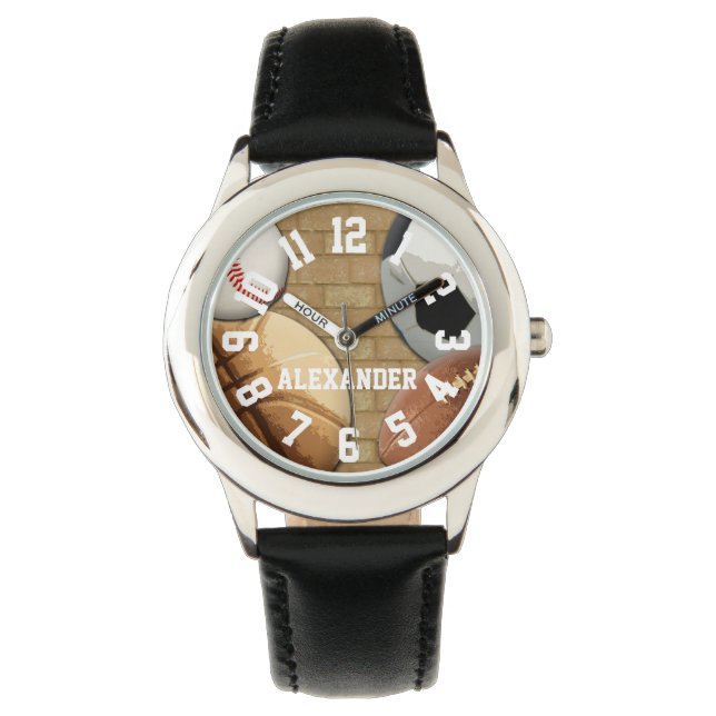 Custom Sports Theme Watch (Front)