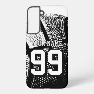 Custom sporty basketball jersey number samsung galaxy s22+ case
