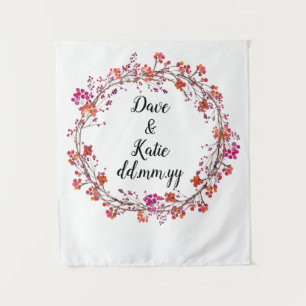 Custom Spring Backdrop Floral Wedding Photo Booth