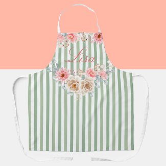 Custom Spring Blossom Apron