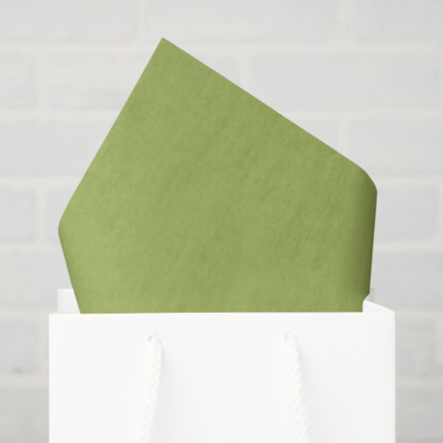 Custom Spring Fern Green Tissue Paper (Gift Bag)