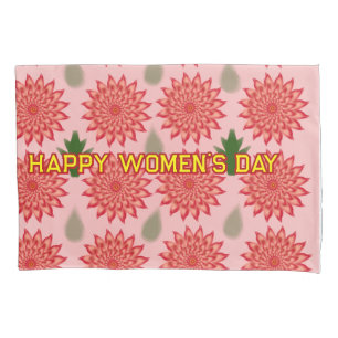 Custom Spring Flower Women's Day PatWrapping Paper Pillow Case