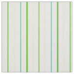 Custom Spring Green Stripes on White Pattern Fabric