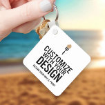 Custom Square Business Blank Company Branded Keychain<br><div class="desc">Promote your brand in style with this Custom Business Keychain, designed as a blank template ready for your company logo, slogan, or custom design. Perfect for corporate giveaways, client appreciation gifts, or team accessories, this compact keychain offers everyday visibility for your business. Crafted with durable materials and printed in vibrant,...</div>