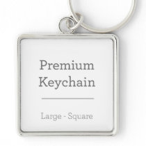 Custom Square Keychain