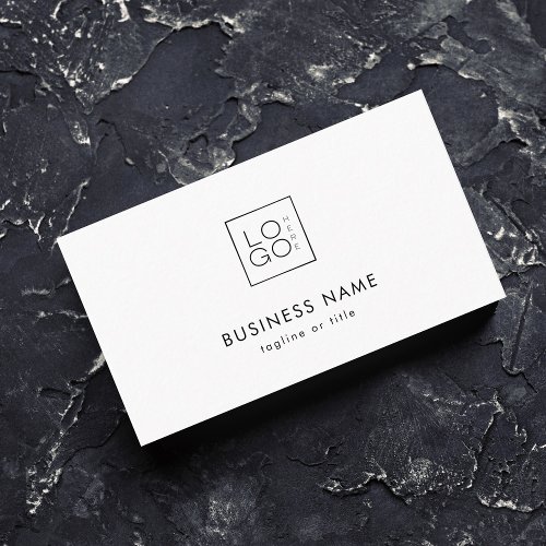 Custom Square Logo  Professional Company QR Code Business Card