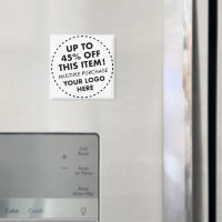 Custom Square Magnet - 45% OFF Bulk Buy Discount