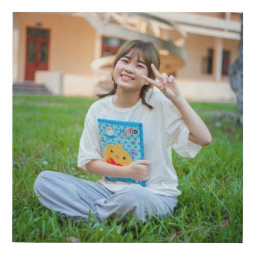 Custom Square Photo Print – Personalized High-Qual