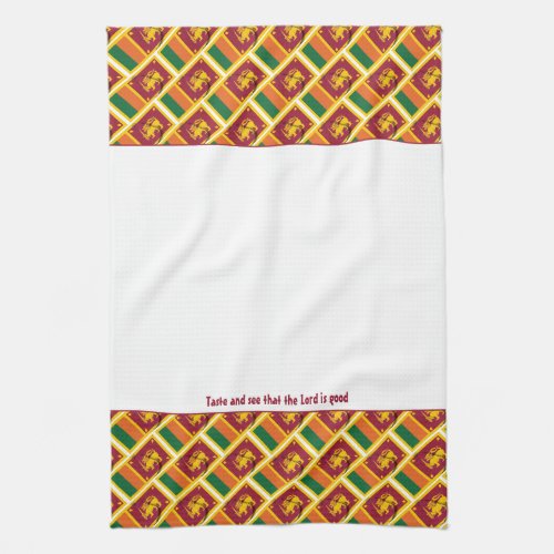 Custom SRI LANKA  Kitchen Towel