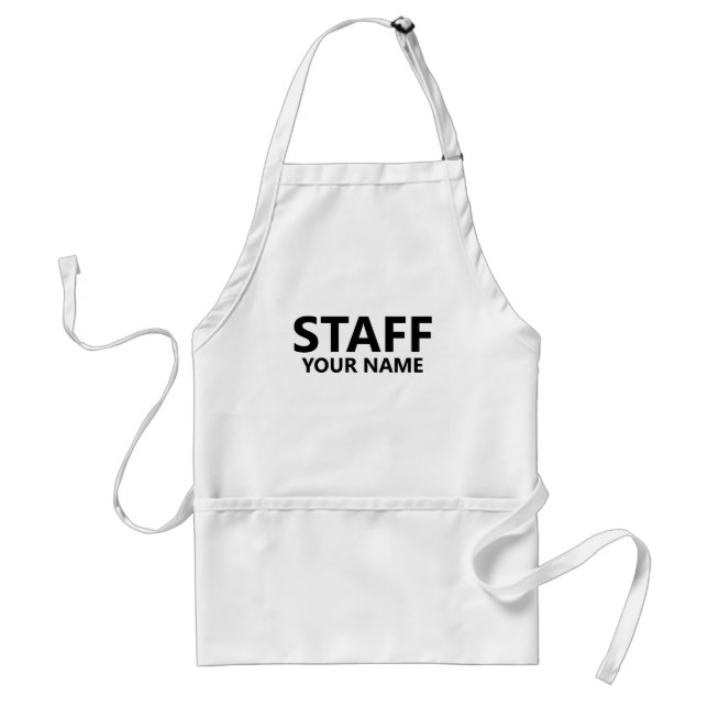 Custom STAFF  Adult Apron (Front)