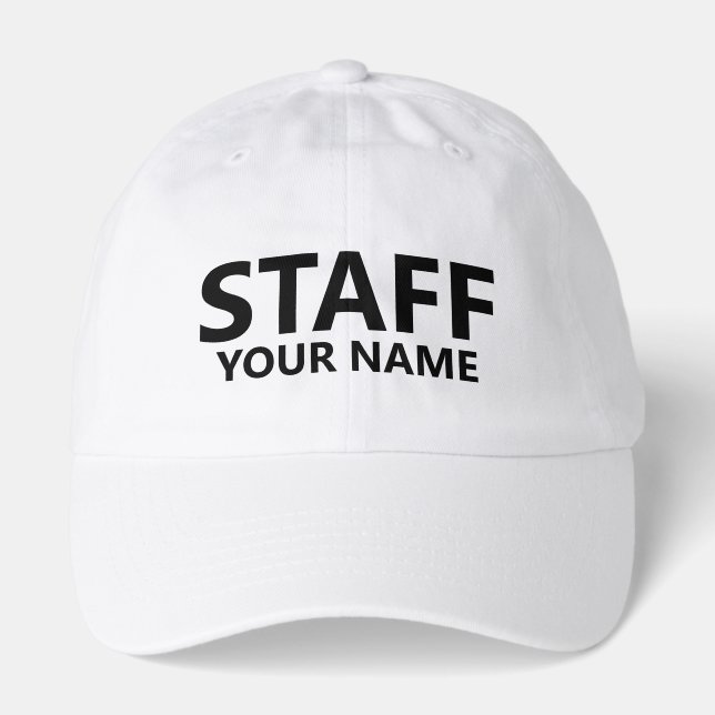 Custom STAFF  Hat (Front)