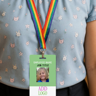 Custom STAFF ID - Photo pass- Name PASS Badge