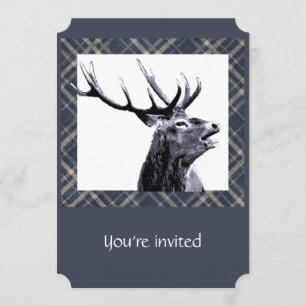 Custom Stag Bachelor Party Invite