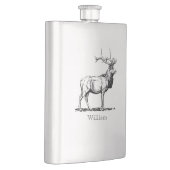 Custom Stag Flask (Right)
