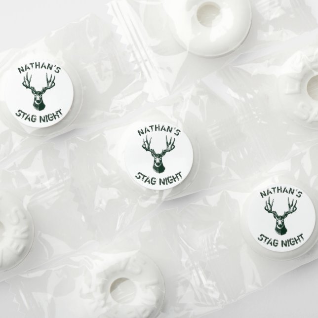 Custom Stag Night Antlers Life Saver® Mints (Assorted)