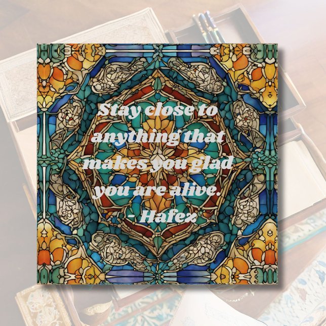 Custom Stained Glass Mosaic Pattern Iranian Gifts Paperweight (Custom Stained Glass Mosaic Pattern Iranian Gifts)