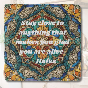Custom Stained Glass Mosaic Pattern Iranian Gifts Trivet