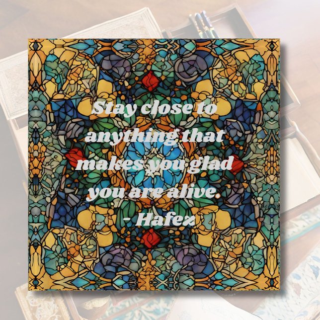 Custom Stained Glass Mosaic Pattern Persian Gifts Paperweight (Custom Stained Glass Mosaic Pattern Persian Gifts)