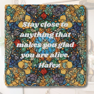 Custom Stained Glass Mosaic Pattern Persian Gifts Trivet