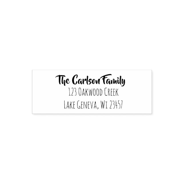Custom Stamp, Add Your Name and Address Self-inking Stamp (Design)