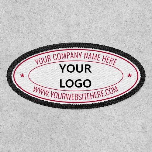 Custom Stamp Patch Your Logo Name Website Colors