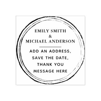 Custom Stamp Vintage Rustic Glass Stain Design