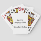 Custom STANDARD INDEX Playing Cards